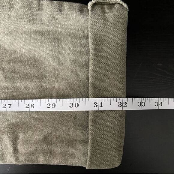 Abercrombie & Fitch Pants Womens Size 27/4 Green Denim Twill Floral Embroidered - Picture 14 of 14